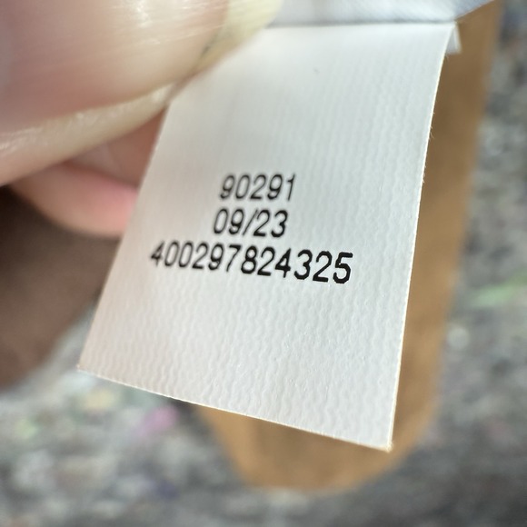 LC Lauren Conrad Moto Jacket Women 1X Brown Faux Suede Asymmetrical Zip - Picture 9 of 14